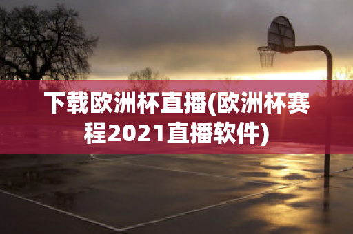 下载欧洲杯直播(欧洲杯赛程2021直播软件)