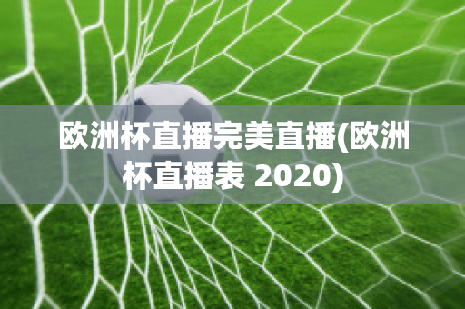 欧洲杯直播完美直播(欧洲杯直播表 2020)