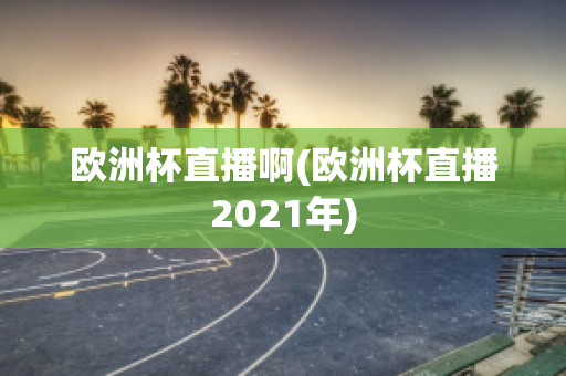 欧洲杯直播啊(欧洲杯直播2021年)