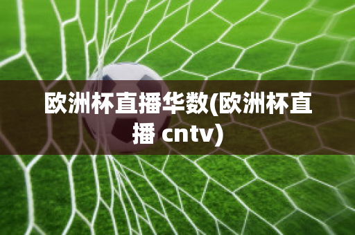 欧洲杯直播华数(欧洲杯直播 cntv)