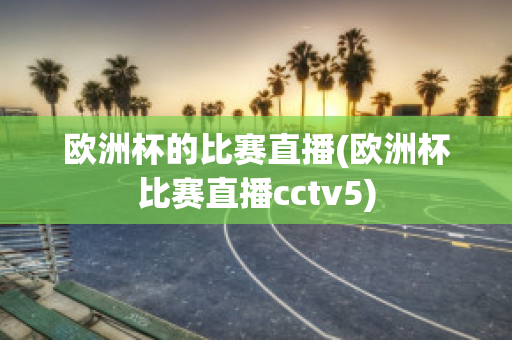 欧洲杯的比赛直播(欧洲杯比赛直播cctv5)