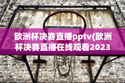 欧洲杯决赛直播pptv(欧洲杯决赛直播在线观看2023)