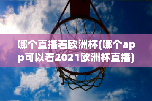 哪个直播看欧洲杯(哪个app可以看2021欧洲杯直播)