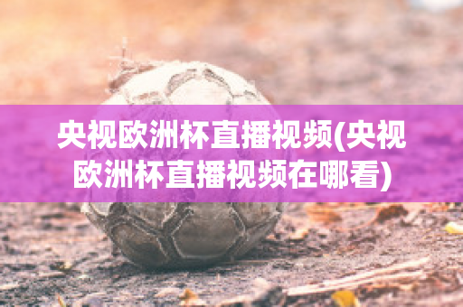 央视欧洲杯直播视频(央视欧洲杯直播视频在哪看)