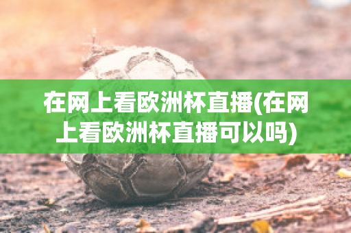 在网上看欧洲杯直播(在网上看欧洲杯直播可以吗)