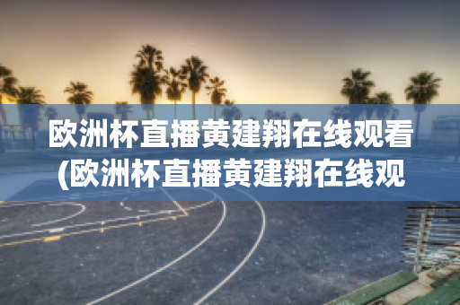 欧洲杯直播黄建翔在线观看(欧洲杯直播黄建翔在线观看免费)