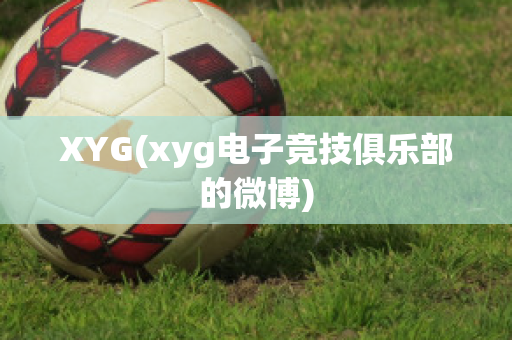 XYG(xyg电子竞技俱乐部的微博)