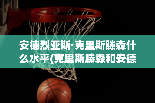 安德烈亚斯·克里斯滕森什么水平(克里斯滕森和安德森)