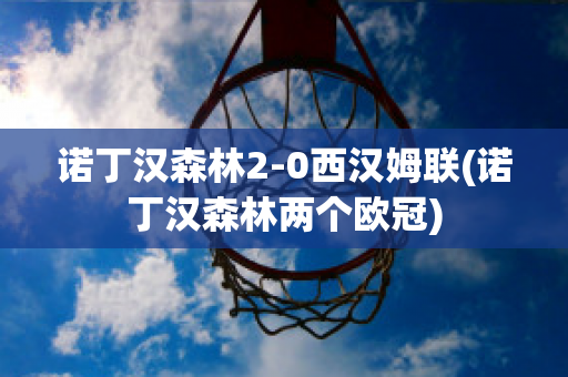 诺丁汉森林2-0西汉姆联(诺丁汉森林两个欧冠)