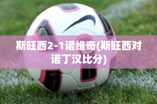 斯旺西2-1诺维奇(斯旺西对诺丁汉比分)