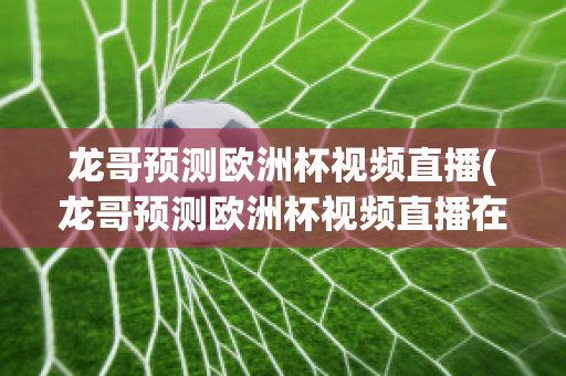 龙哥预测欧洲杯视频直播(龙哥预测欧洲杯视频直播在线观看)