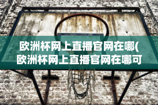 欧洲杯网上直播官网在哪(欧洲杯网上直播官网在哪可以看)