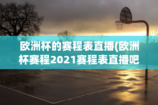 欧洲杯的赛程表直播(欧洲杯赛程2021赛程表直播吧)