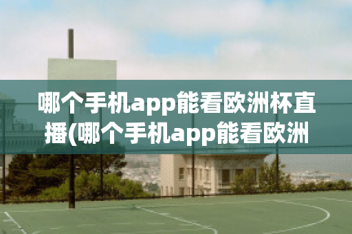 哪个手机app能看欧洲杯直播(哪个手机app能看欧洲杯直播视频)