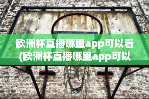 欧洲杯直播哪里app可以看(欧洲杯直播哪里app可以看回放)