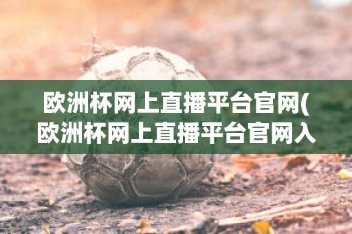 欧洲杯网上直播平台官网(欧洲杯网上直播平台官网入口)