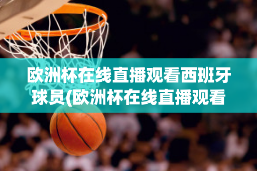 欧洲杯在线直播观看西班牙球员(欧洲杯在线直播观看西班牙球员视频)