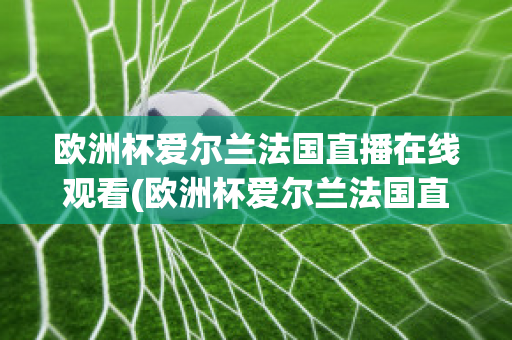 欧洲杯爱尔兰法国直播在线观看(欧洲杯爱尔兰法国直播在线观看高清)