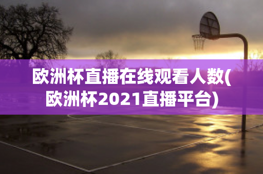 欧洲杯直播在线观看人数(欧洲杯2021直播平台)