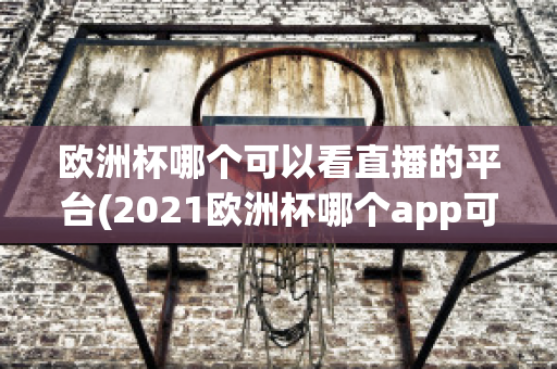 欧洲杯哪个可以看直播的平台(2021欧洲杯哪个app可以看直播)