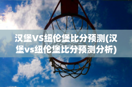 汉堡VS纽伦堡比分预测(汉堡vs纽伦堡比分预测分析)