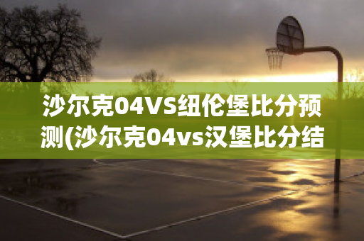 沙尔克04VS纽伦堡比分预测(沙尔克04vs汉堡比分结果)