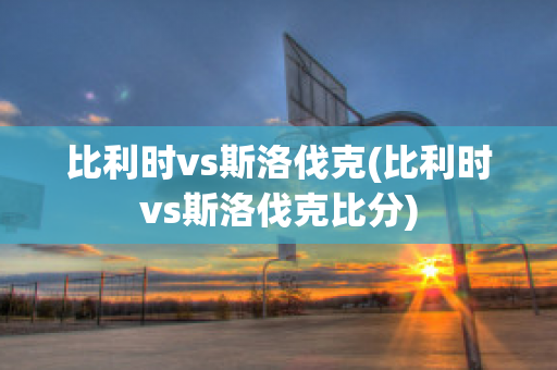 比利时vs斯洛伐克(比利时vs斯洛伐克比分)