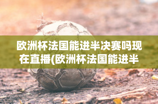 欧洲杯法国能进半决赛吗现在直播(欧洲杯法国能进半决赛吗现在直播在哪看)