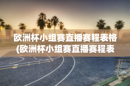 欧洲杯小组赛直播赛程表格(欧洲杯小组赛直播赛程表格下载)