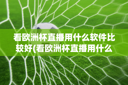 看欧洲杯直播用什么软件比较好(看欧洲杯直播用什么软件比较好呢)