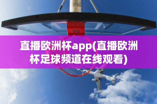 直播欧洲杯app(直播欧洲杯足球频道在线观看)