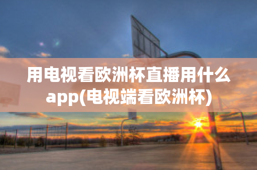 用电视看欧洲杯直播用什么app(电视端看欧洲杯)
