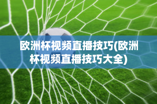 欧洲杯视频直播技巧(欧洲杯视频直播技巧大全)