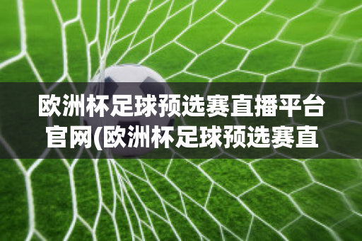 欧洲杯足球预选赛直播平台官网(欧洲杯足球预选赛直播平台官网入口)