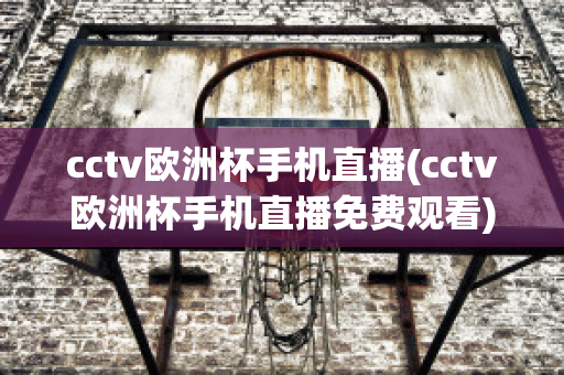 cctv欧洲杯手机直播(cctv欧洲杯手机直播免费观看)