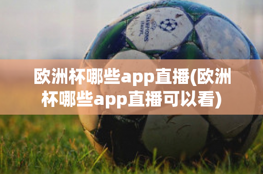 欧洲杯哪些app直播(欧洲杯哪些app直播可以看)