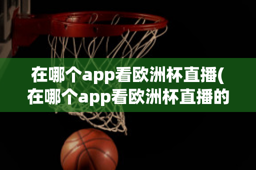 在哪个app看欧洲杯直播(在哪个app看欧洲杯直播的)