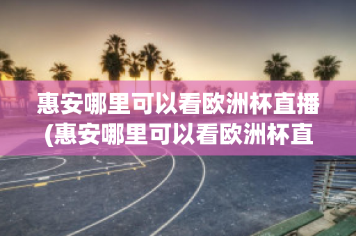 惠安哪里可以看欧洲杯直播(惠安哪里可以看欧洲杯直播的地方)