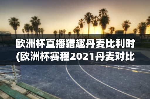 欧洲杯直播猎趣丹麦比利时(欧洲杯赛程2021丹麦对比利时)