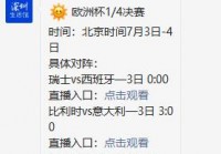 欧洲杯半决赛直播时间安排最新:欧洲杯半决赛直播时间安排最新消息